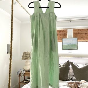 green sleeper dress, brand new